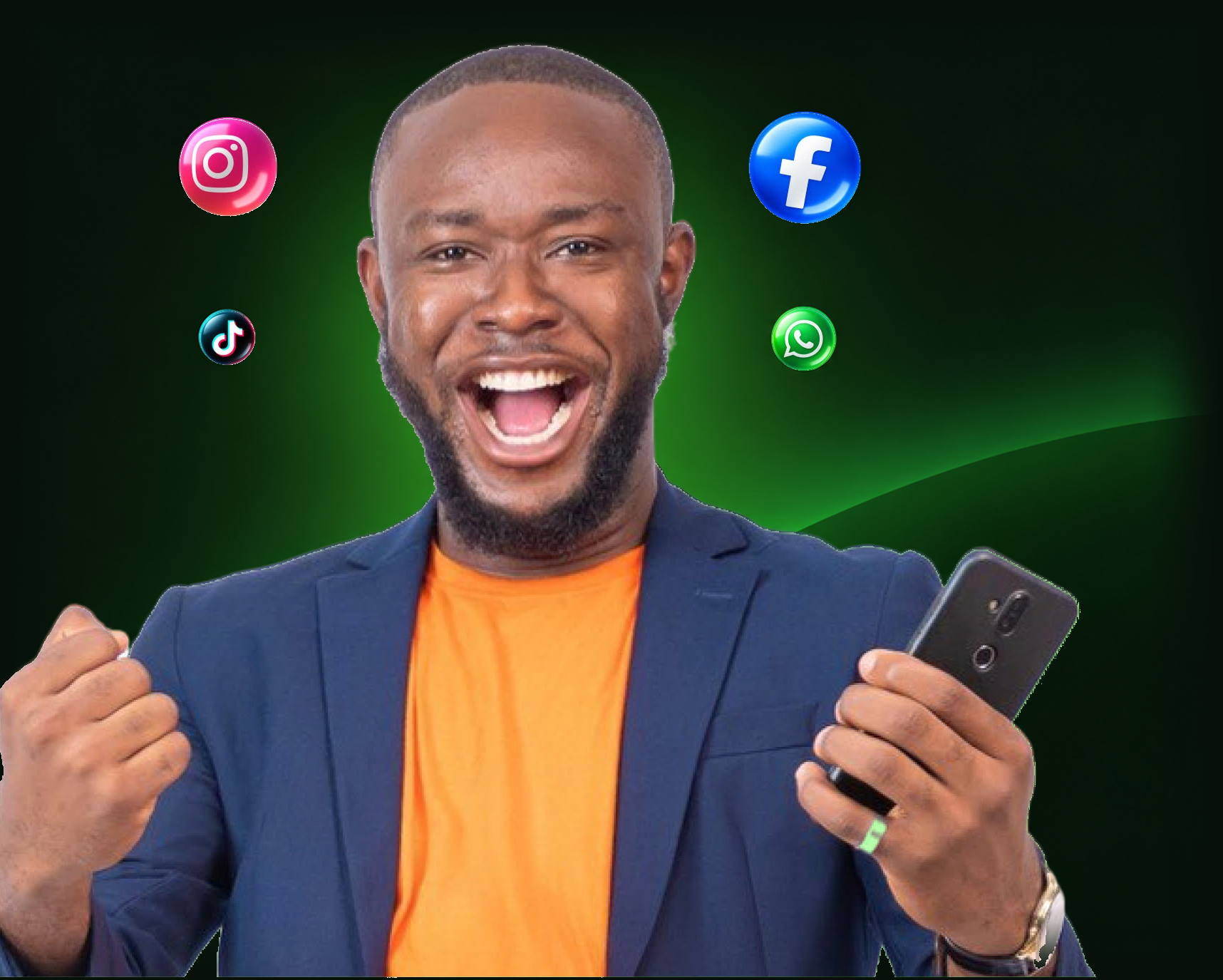 The original Gceeverify hero customer on a dark background